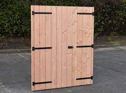 houten dubbele deur