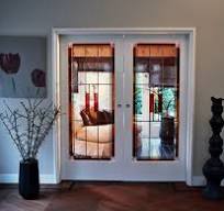 oude glas in lood deuren
