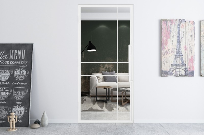 witte stalen binnendeur