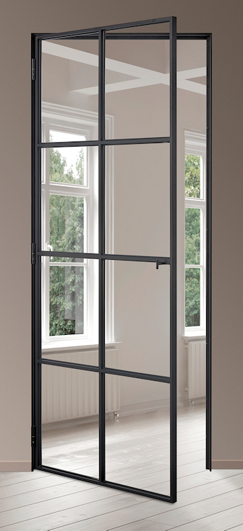 zwarte binnendeur staal