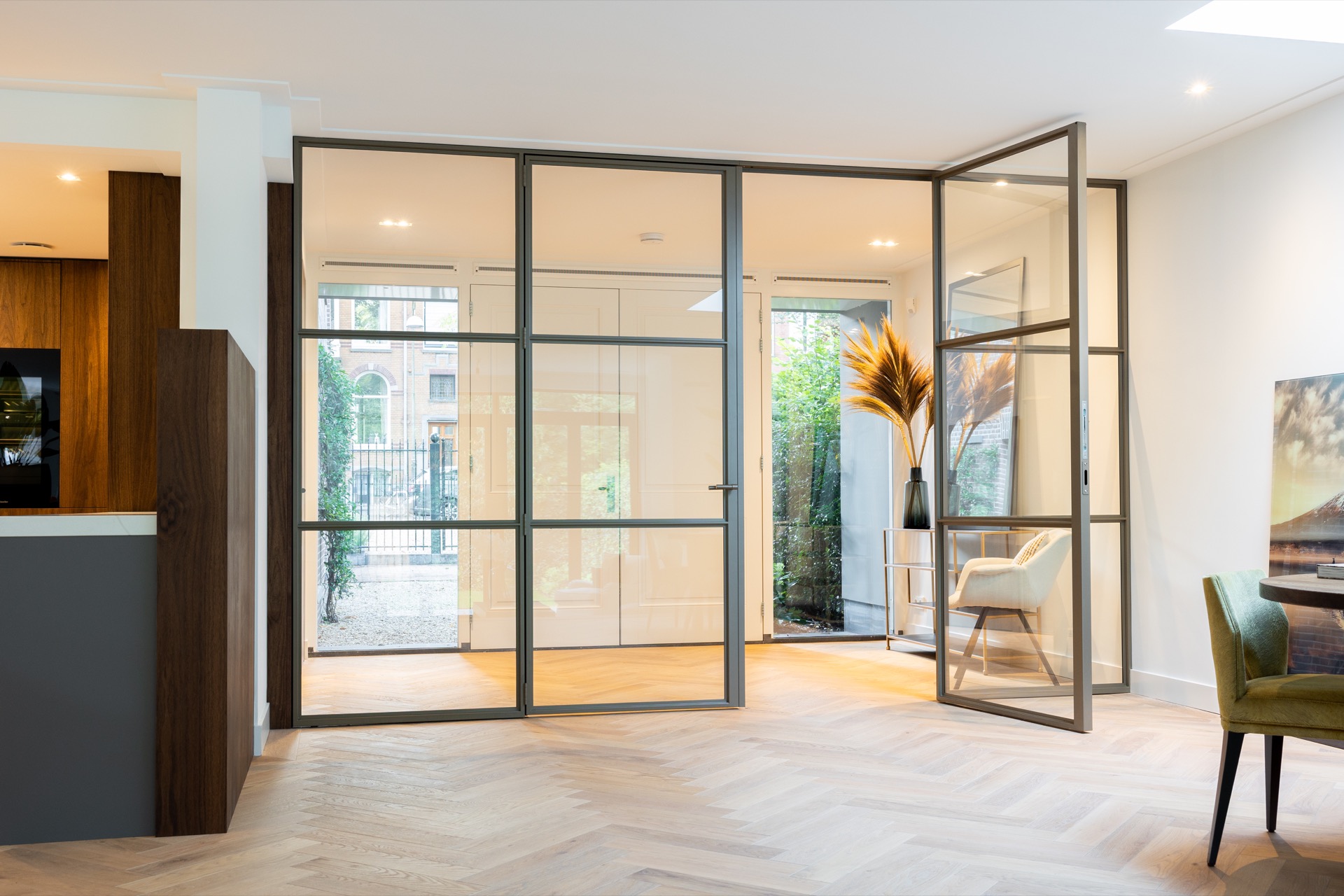 bronzen stalen deuren