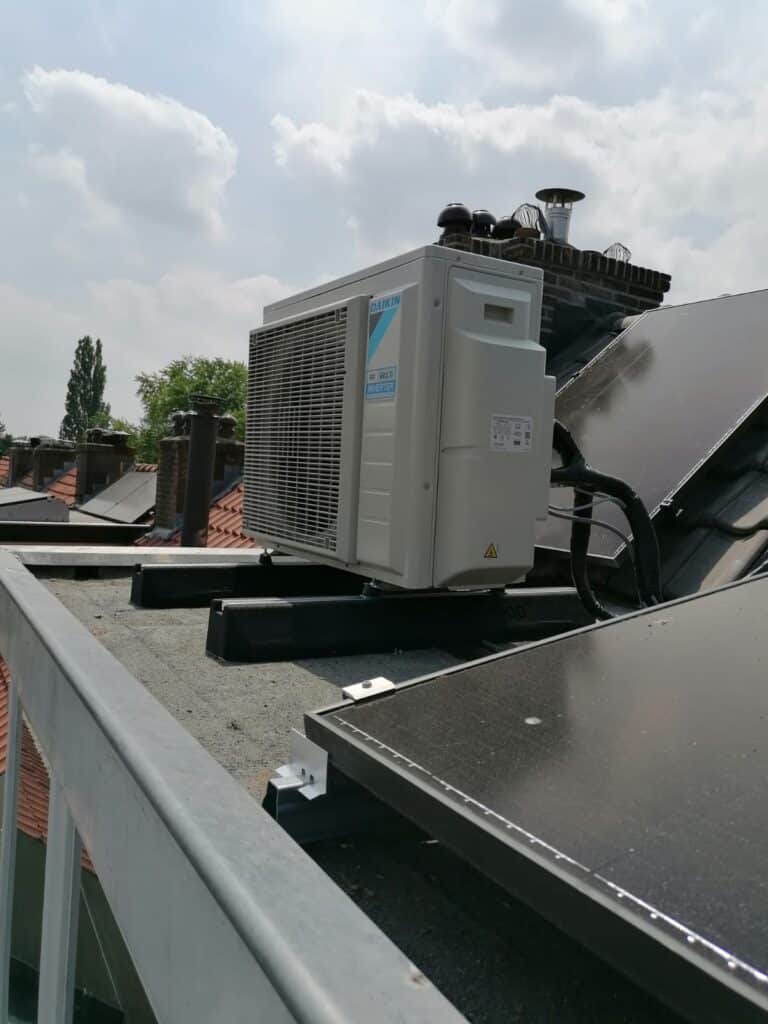 zonnepanelen met warmtepomp