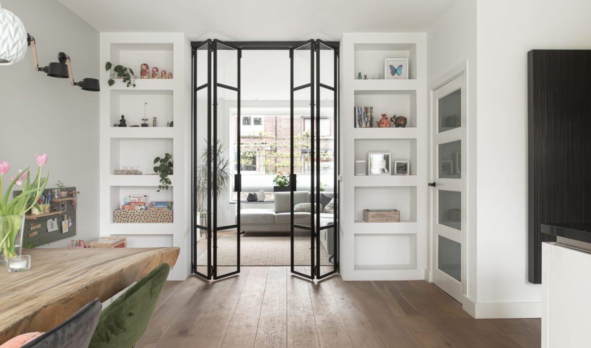 stalen deuren woonkamer