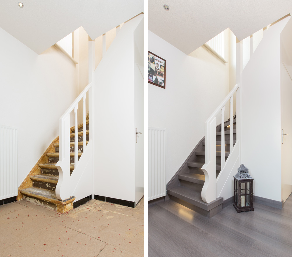 traprenovatie doe het zelf pvc